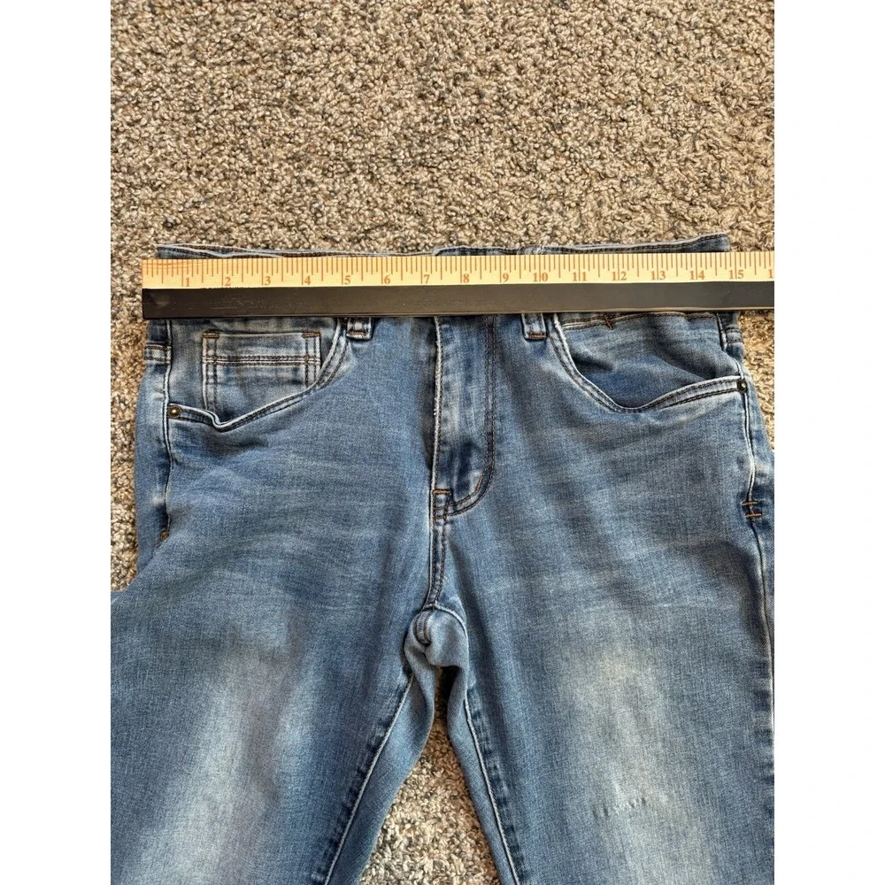 Kenneth Cole NY Slim Fit Jeans Mens Tag‎ 30x32 Light Wash Blue Denim
